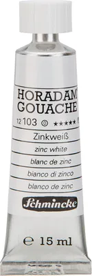 Produktbild von Schmincke 15ml HORADAM Gouache Zinkweiss Gouache 12 103 006