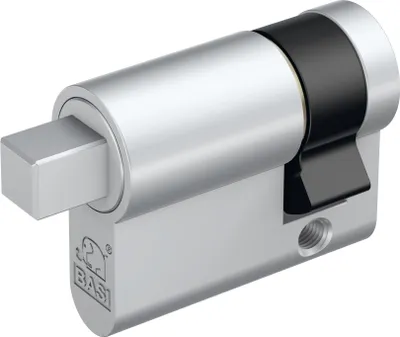 Produktbild von BASI - Vierkantzylinder - 8mm Vierkant außenliegend - für Müllbehälter etc. - ohne Dornschlüssel