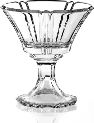 Produktbild von Schale auf Fuß Nadine 16cm, Transparent, aus Bleikristall