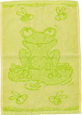 Immagine prodotto di Asciugamano BEBÉ rana verde 30x50 cm
