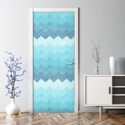 Produktbild von Dekorative selbstklebend Klebefolie Türtapete Türaufkleber Aufkleber Bunte Wiese weiß 70 x 200 cm