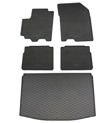 Produktbild von Rigum Gummi Fußmatten + Kofferraumwanne im Set für Suzuki S-Cross / SX4 S-Cross