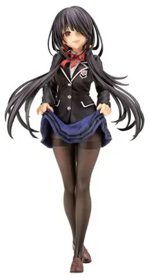 Immagine prodotto di Kotobukiya Data A Live Kurumi Tokisaki Uniforme Scolastica Edizione Bonus Figura 23 Cm Nero Taglia Unica