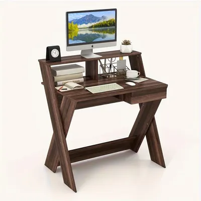 Imagen del producto de Escritorio - Mesa de ordenador - Escritorio - Mesa de trabajo - Mesa para portátil - Compacto