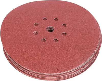 Zdjęcie produktu dla Krążki ścierne na rzep 225mm 8 otworów perforowane P60 20 szt