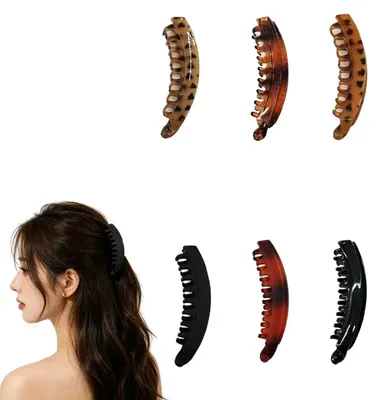 Imagen del producto de 6 Clips para el cabello - Pinzas de colores para coletas