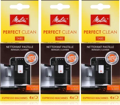 Produktbild von Melitta Perfect Clean Espresso Machines ReinigungsTabs 4x1,8g (3er Pack)