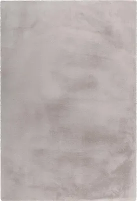 Image de Tapis tufté à poils longs Carei avec un motif simple