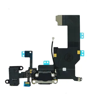 Produktbild von Ladebuchse für iPhone 5 Schwarz Dock Connector Flex Ersatz