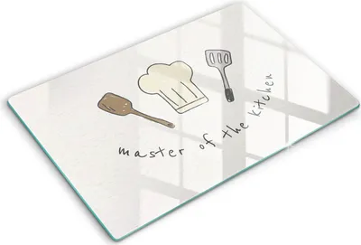 Produktbild von Abdeckung Glas - Küchenabdeckung - 80x52 cm - Abdeckplatte -Meister der Küche