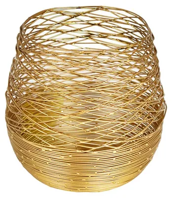Produktbild von Kaheku Windlicht Positano gold 20 Ø 20h 1120016338