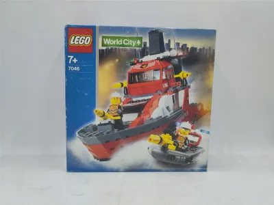 Produktbild von LEGO World City 7046 - Feuerwehrschiff