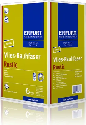 Produktbild von 12 Rollen Erfurt Vlies Rauhfaser Rustic Tapete