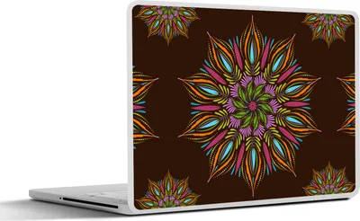 Produktbild von MuchoWow® Laptop Aufkleber Sticker Cover Mandala - Gestaltung - Bohème 36.5x27.5 cm - Laptop-Sticker