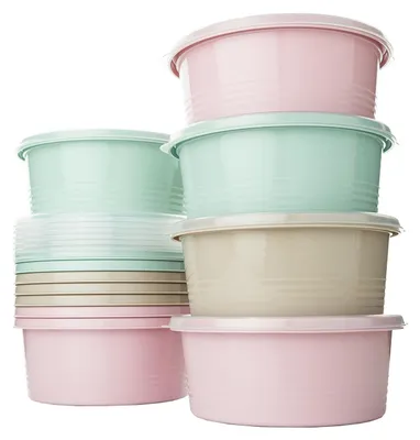 Vorratsdosen 1L, 12er Set, BPA-frei, mikrowellengeeignet