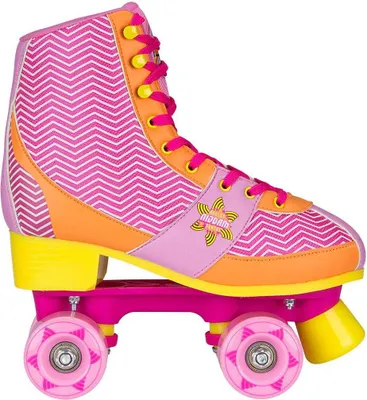 Produktbild von NIJDAM Retro Rollerskates 52RQ Rollschuhe chevron Mädchen