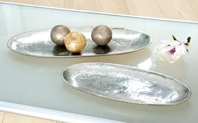 Produktbild von Gilde Alu Ovale Schale 65957