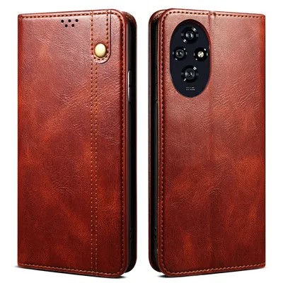 Immagine prodotto di Custodia per Honor 200 Pro in pelle flip case portafoglio con funzione di stand rosso