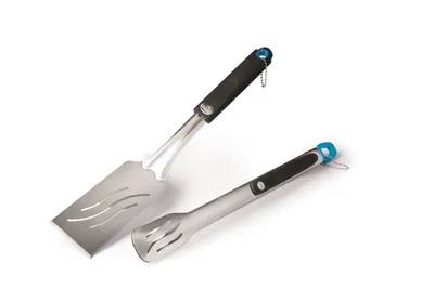 Produktbild von Napoleon Grillbesteck-Set 2-tlg, Edelstahlf,Grillzange & Wender