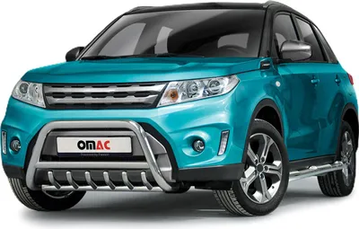 Image de Barre de protection frontale pour Suzuki Vitara 2015-2018 acier argenté avec ABE