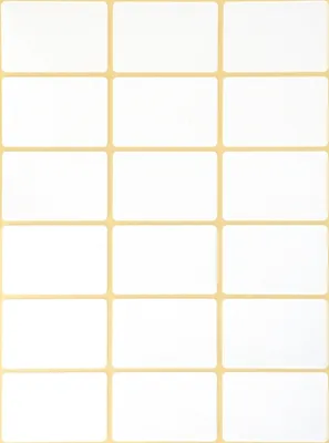 Produktbild von Etiketten 38x24mm VE=5x522 Stück weiß