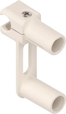 Produktbild von BLUM Metabox Querrelinghalter zweifach, Kunststoff cremeweiß