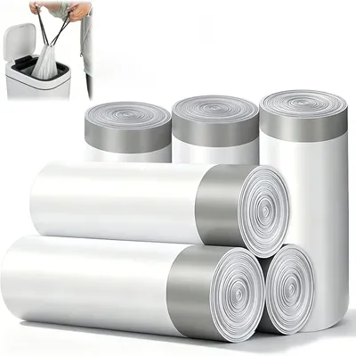 Productafbeelding van Vuilniszakken 15 L, 90 stuks, wit, 45 x 50 cm, voor kantoor