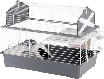 Immagine prodotto di Gabbia per conigli Ferplast Barn 100 96x57x73 cm Grigio