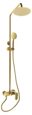 Produktbild von Duschset - Regendusche - Duscharmatur - Duschkopf - Duschstange - Titan & Edelstahl