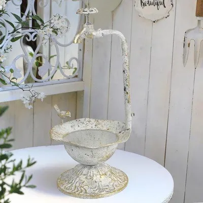 Productafbeelding van Famanu Vogelbad, winterbestendig - Antieke uitstraling, 47 cm