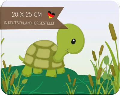 Produktbild von Kinder Frühstücksbrettchen Schildkröte , Brettchen Kunststoff, 20x25 cm