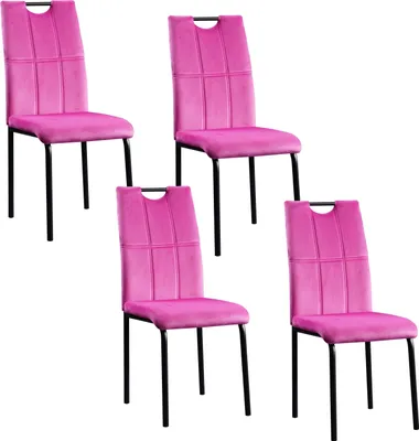 Produktbild von Stuhl Denton Velvet Pink