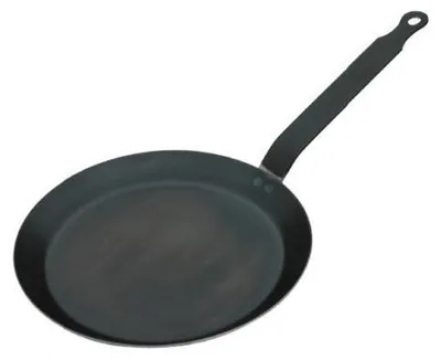 Image de Crêpière De Buyer Force Blue 18cm Acier Carbone Robuste, Cuisson Rapide - De Buyer