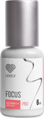 Produktbild von Wimpernkleber für Wimpernverlängerung Einzelwimpern von Lovely, Focus 6ml