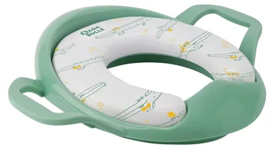 Image de Réducteur de toilette bébé avec poignées - Confortable - Antidérapant - Hygiénique - Universel