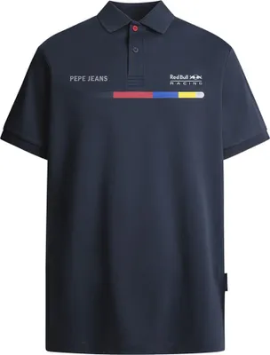 Produktbild von Red Bull Racing Graphic Print Logo Polo Kurzarm-poloshirt Blau,Grau XL Mann Blau,Grau XL