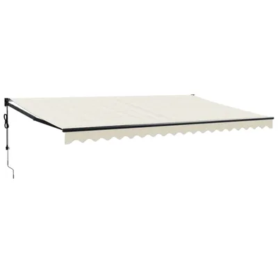 Produktbild von vidaXL Elektrische Markise mit Kurbel Creme 5x3 m