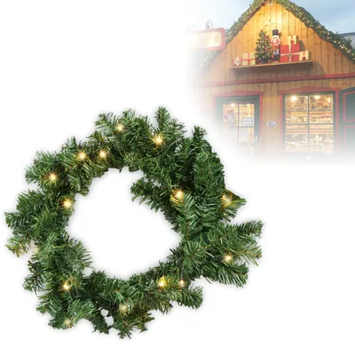 Image de Guirlande lumineuse LED Peviasot, 5 mètres, avec 100 LED blanc chaud, sans décorations