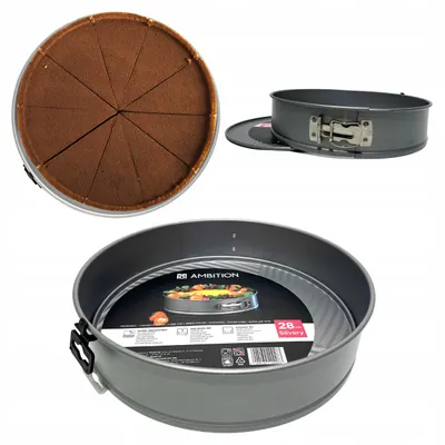 Produktbild von Ambition Silvery Kuchenform rund 28cm Antihaftbeschichtung