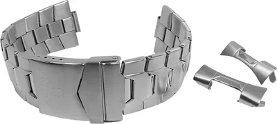 Produktbild von Festina Herren Chronograph Uhrenarmband 24mm Edelstahl silbern F6836