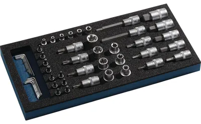 Produktbild von Werkzeugmodul 46-teilig 1/3-Modul Steckschlssel