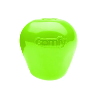 Produktbild von COMFY Hundespielzeug mit Futterversteck: Snacky Apple 7,5cm in Grün - Sicheres TPE-Material, reinigt Zähne & ist spülmaschinengeeignet