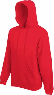 Produktbild von Fruit of the Loom - Classic Hooded Sweat - Red - L