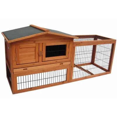 Produktbild von FLAMINGO Kaninchenstall Sunshine 155 x 53 x 70 cm 200060