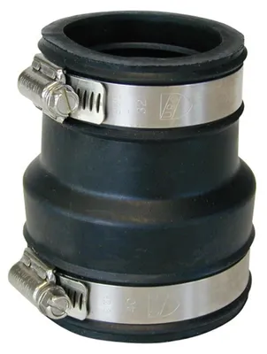 Produktbild von Rohrverbinder Gummi Rohrmuffe Gummimuffe Flexmuffe Rohr Muffe Reduziermuffe 32-40 zu 42-50