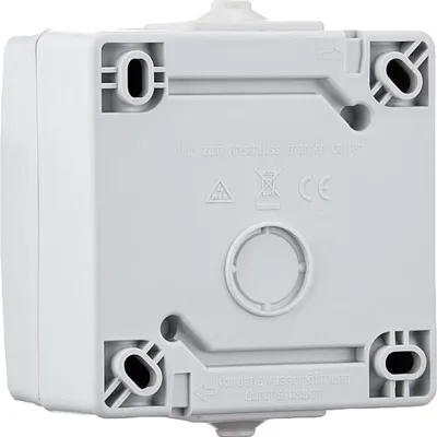Produktbild von Kopp Nautic Schutzkontakt-Steckdose Zahlenschloss IP44 Feuchtraum Grau 16A 250V