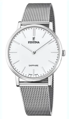 Produktbild von Festina Armbanduhr Herren Swiss silber Edelstahl UF20014/1