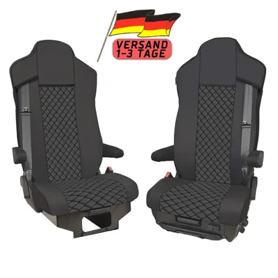 Immagine prodotto di Coprisedili per camion Iveco S-WAY dal 2021 Coprisedili in ecopelle NERO