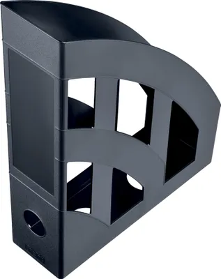 Image de Porte-revues A4-C4 H320xL78xP248 mm plastique noir