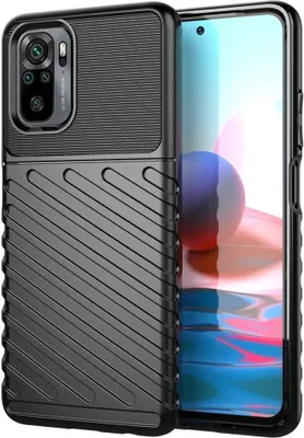 Produktbild von Robuste Thunder Hülle für Xiaomi Redmi 10 - Schwarz KP24680
